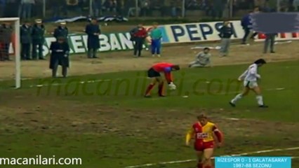 Rizespor 0-1 Galatasaray [HD] 07.02.1988 - 1987-1988 Turkish 1st League Matchday 22 + Post-Match Comments