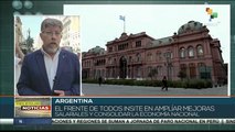 Argentina: Bancada parlamentaria oficialista impulsa proyecto para combatir la inflación
