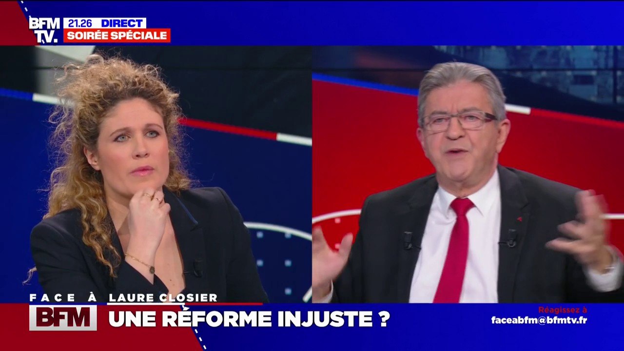 Jean-Luc Mélenchon sur le système de financement des retraites: "Le déficit n'existe pas"