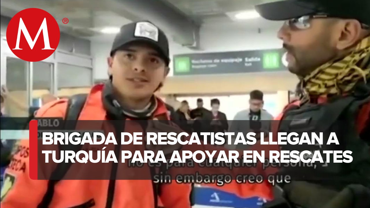 Brigada Topos Tlatelolco se alistan para iniciar labores de rescate en Turquía