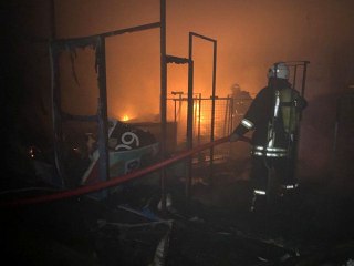 Adıyaman'da alışveriş merkezinde korkutan yangın