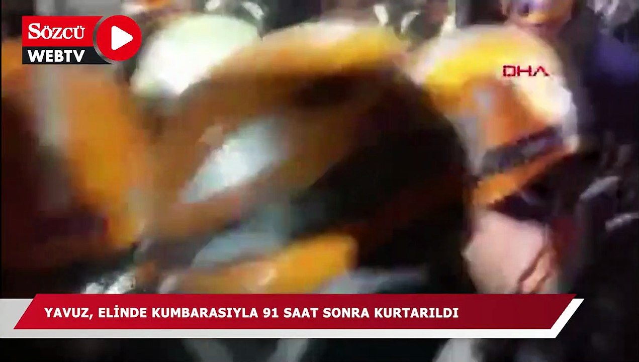 12 yaşındaki Yavuz, elinde kumbarasıyla 91 saat sonra kurtarıldı