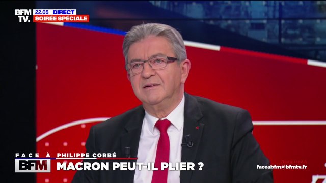 L'article sur l'âge légal discuté à l'Assemblée? Nous souhaitons que tout soit discuté, mais en 20 jours on n'y arrivera pas , répond Jean-Luc Mélenchon