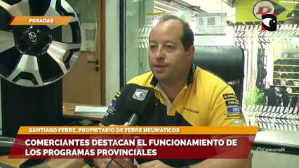 Comerciantes destacan el funcionamiento de los programas provinciales