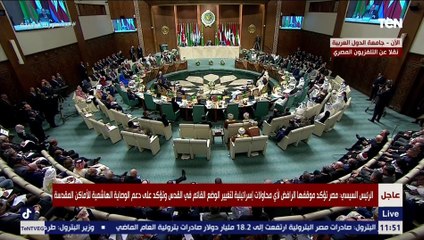 الرئيس السيسي: العاصمة التي يرتضيها الشعب الفلسطيني ستبقى القدس الشرقية