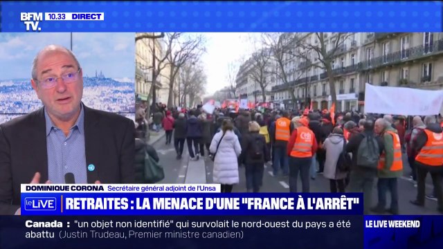 Retraites: Avant le 7 mars, il reste une petite fenêtre de tir estime le secrétaire général adjoint de l'Unsa