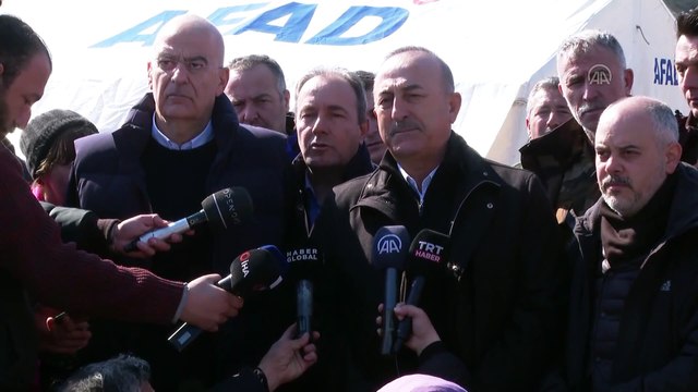 Çavuşoğlu: Nikos Dendias'ın bugün burada olması Yunanistan'ın ve Yunan halkının Türk halkıyla olan dayanışmasını gösteriyor