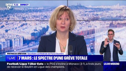 Retraites: Force Ouvrière appelle à un "durcissement du mouvement" et "une grève partout en France"