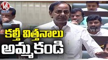 Don't Sell Fake Seeds , CM KCR Warns Merchants | Telangana Assembly Budget 2023 | V6 News