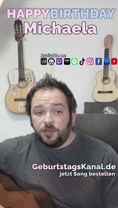 Happy Birthday, Michaela! Geburtstagsgrüße an Michaela