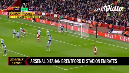 Berakhir Imbang, Arsenal Ditahan Brentford di Stadion Emirates