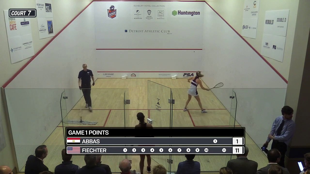 Fiechter v Abass / Clyne v King | DAC Pro Squash Classic 2023 QF Replay