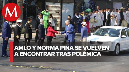 Santiago Creel y Norma Piña acompañan a AMLO en celebración de la Marcha de la Lealtad