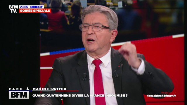 Jean-Luc Mélenchon sur le retour d'Adrien Quatennens: : Il a été puni, nous sommes en République, le péché mortel n'existe pas