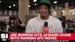 Joe Burrow Tries Random UFC Moves on Ja'Marr Chase in the Bengals' Locker Room