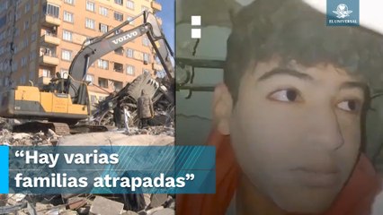 "No sé si moriré o viviré": Joven se graba atrapado bajo los escombros en Siria