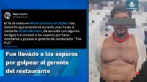Arrestan a Pablo Montero por causar destrozos en un restaurante