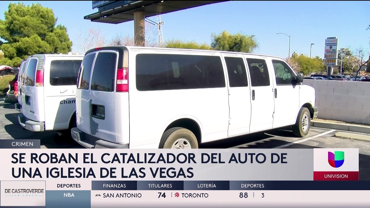 Iglesia de las vegas denuncia robo de catalizadores a sus vehiculos-