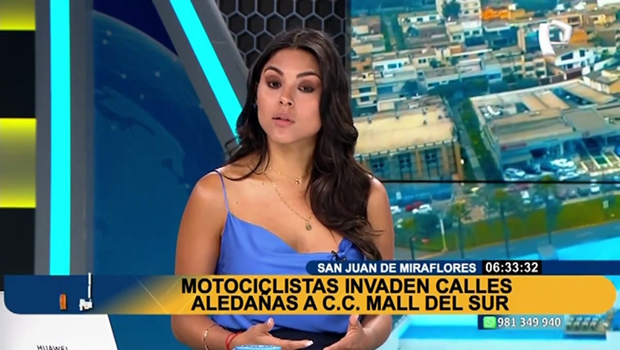 SJM: motociclistas invaden calles aledañas al Mall del Sur y generan caos y violencia