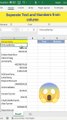 Seperate Text and Numbers from column Excel | Excel interview questions #excel #shorts #viral #reels #spreadsheetlovers Spreadsheet Lovers