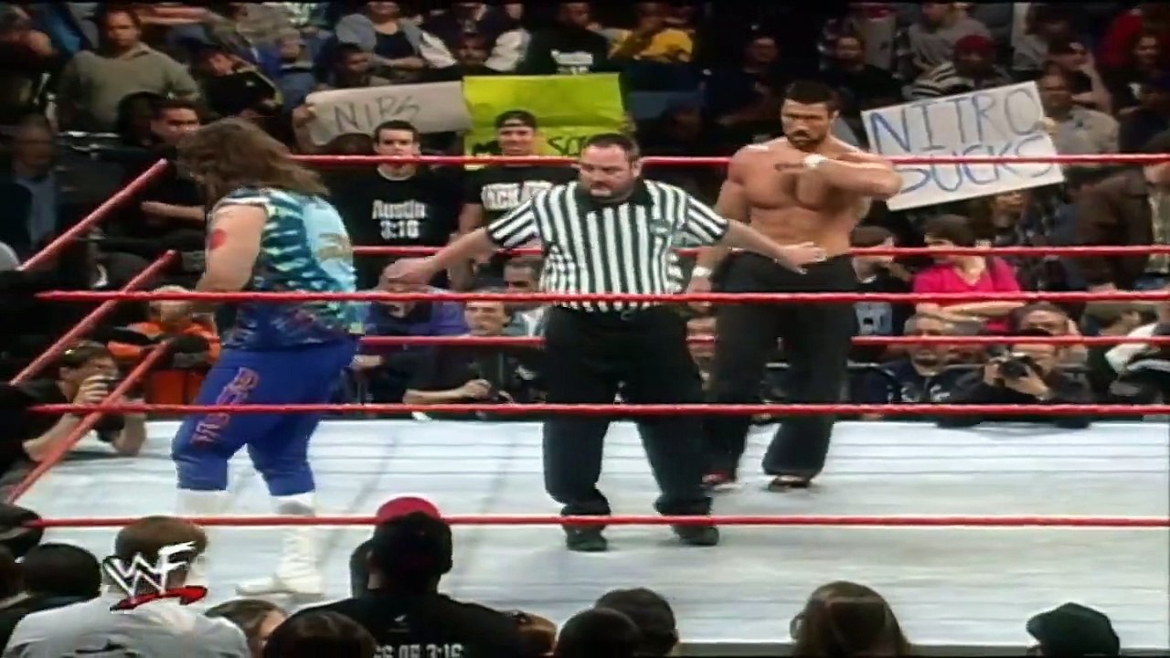 Dude Love Vs. Steve Blackman video Dailymotion