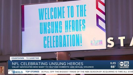 Video herunterladen: NFL honors Arizona advocates for survivors of domestic and sexual violence