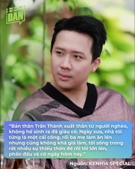 Tuổi thơ cơ cực của Trấn Thành: Sống dưới cống mà đi lên, lớp 10 đã kiếm tiền nuôi thân | Điện Ảnh Net