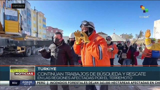 Türkiye: Equipos de rescate venezolanos brindan apoyo a la tarea de encontrar sobrevivientes