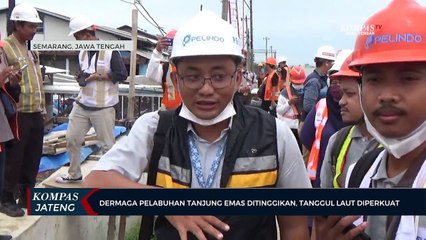 Dermaga Pelabuhan Tanjung Emas Ditinggikan, Tanggul Laut Diperkuat
