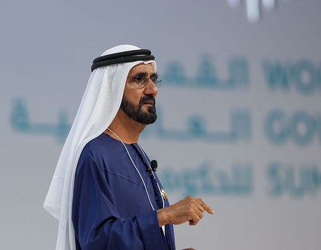 5 لحظات تاريخية للشيخ محمد بن راشد في القمة العالمية للحكومات