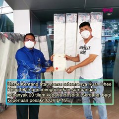 Uncle Kentang Sumbang 20 Tilam Kepada Hospital Serdang  Majalah Remaja