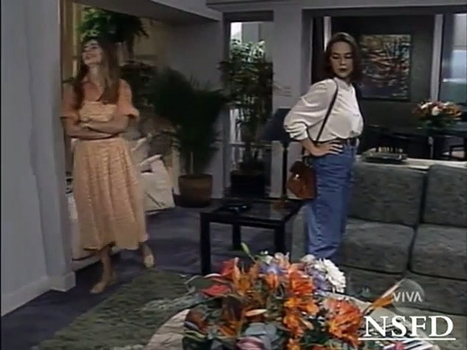 Novela Felicidade (1991) - Débora e Helena se enfrentam