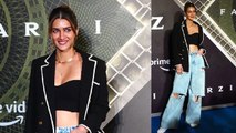 Kriti Sanon Black Blazer With Distressed Jeans में दिखाया Casual Look Video Viral | Boldsky