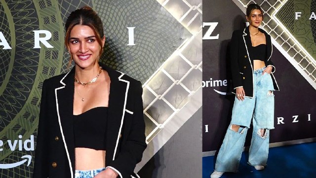 Kriti Sanon Black Blazer With Distressed Jeans में दिखाया Casual Look Video Viral | Boldsky