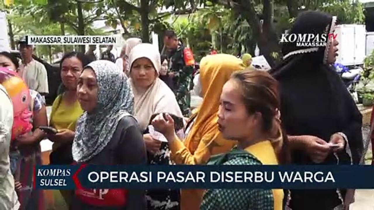Operasi Pasar Diserbu Warga