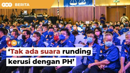 BN tak ada suara runding kerusi dengan PH, kata sumber