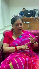 राजे का सीएम पर कटाक्ष, जो मुख्यमंत्री पुराना बजट पढ़ सकता है