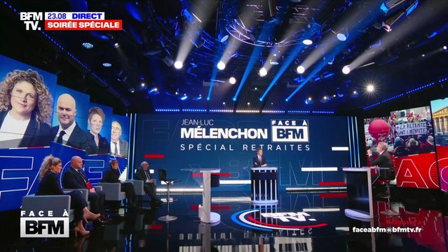 La colère de Jean-Luc Mélenchon, sur BFM qui décide de quitter le plateau, ne supportant pas d'être interrogé sur la situation d'Adrien Quatennens
