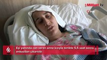 Eşi yanında can veren anne ve kızı enkazdan çıkarıldı! 'Eli elimin içindeydi'