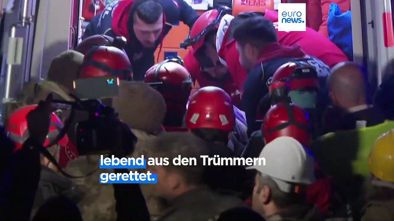 Nach 90 Stunden: Mehrere Menschen werden lebend aus Trümmern geborgen