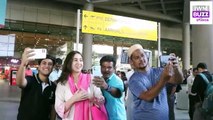 Sara Ali Khan And Her Mom Amrita Singh Return To Mumbai, Spotted At Airport (1)