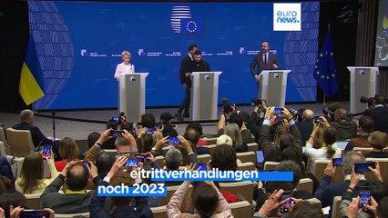 Selenskyj will schnell über EU-Beitritt verhandeln: "Dieses Jahr. Zwei, null, 23."