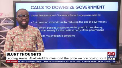 Blunt Thoughts: Leading Amiss: Akufo Addo's mess and the price we are paying for it