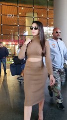 Nora Fatehi Returns to Mumbai After Celebrating Birthday in Dubai