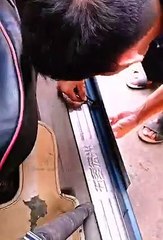 Excellent way Car repairing denting painting.