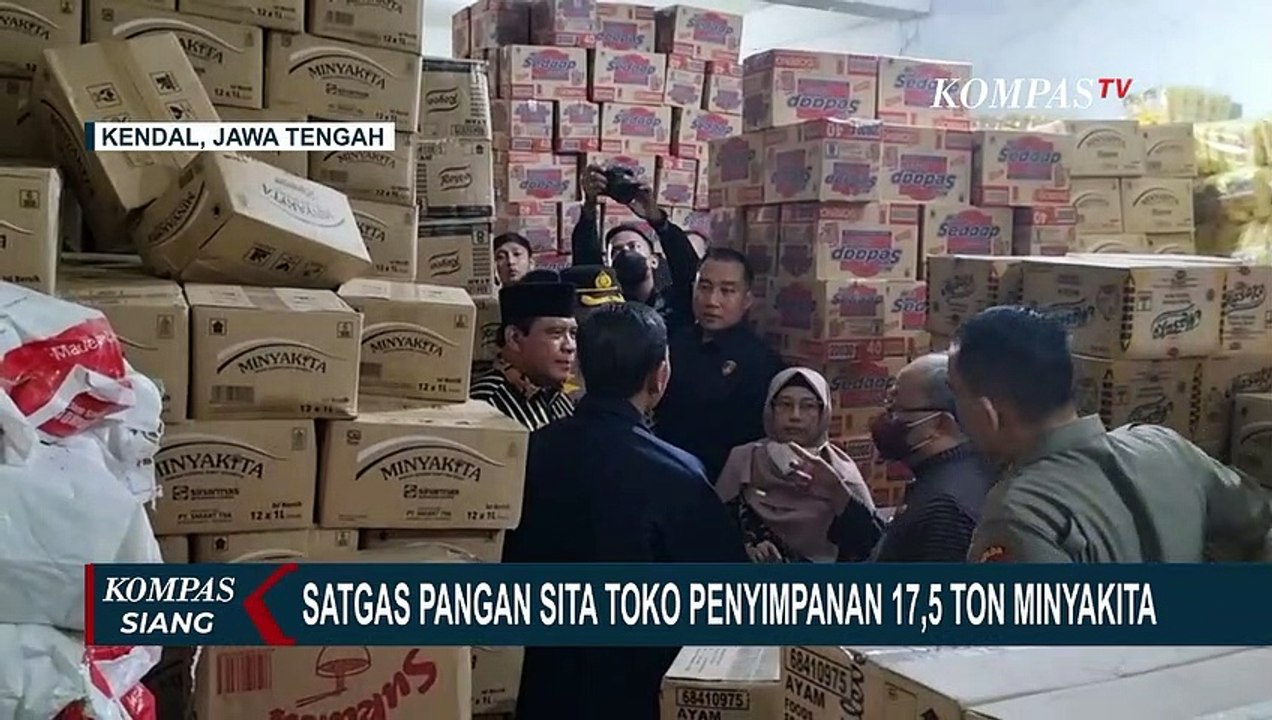 Gerebek Sebuah Toko di Kendal, Satgas Pangan Polda Jateng Sita 17,5 Ton Minyakita!