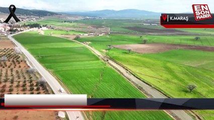 Kahramanmaraş'taki fay kırığı görüntülendi