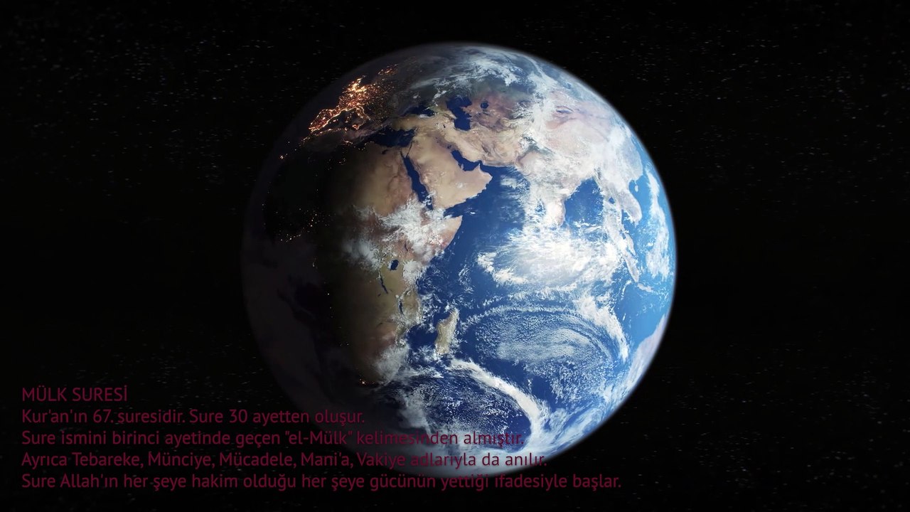 60 MÜLK SURESİ TÜRKÇE MEALİ