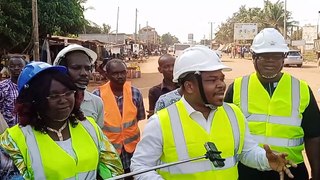 Agoè-nyivé 1: la route CAP Assiyéyé-feu rouge Camp FIR en chantier