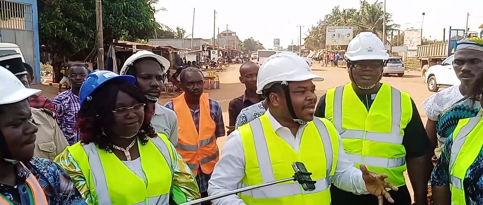 Agoè-nyivé 1: la route CAP Assiyéyé-feu rouge Camp FIR en chantier